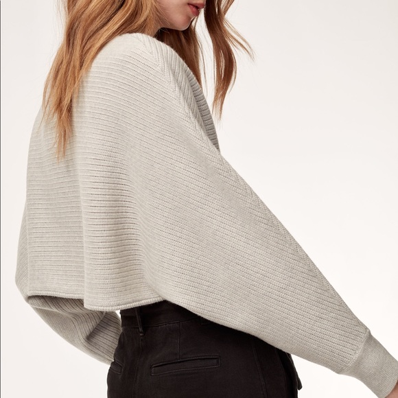 Aritzia Wilfred Free Cropped Sweater - Picture 2 of 3